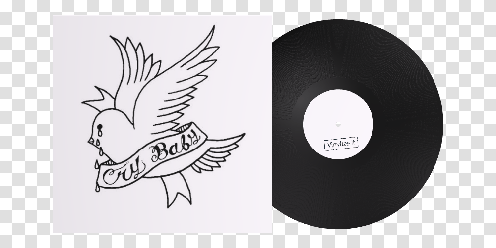 Lil Peep Cry Baby Vinyl, Logo, Trademark, Fish Transparent Png