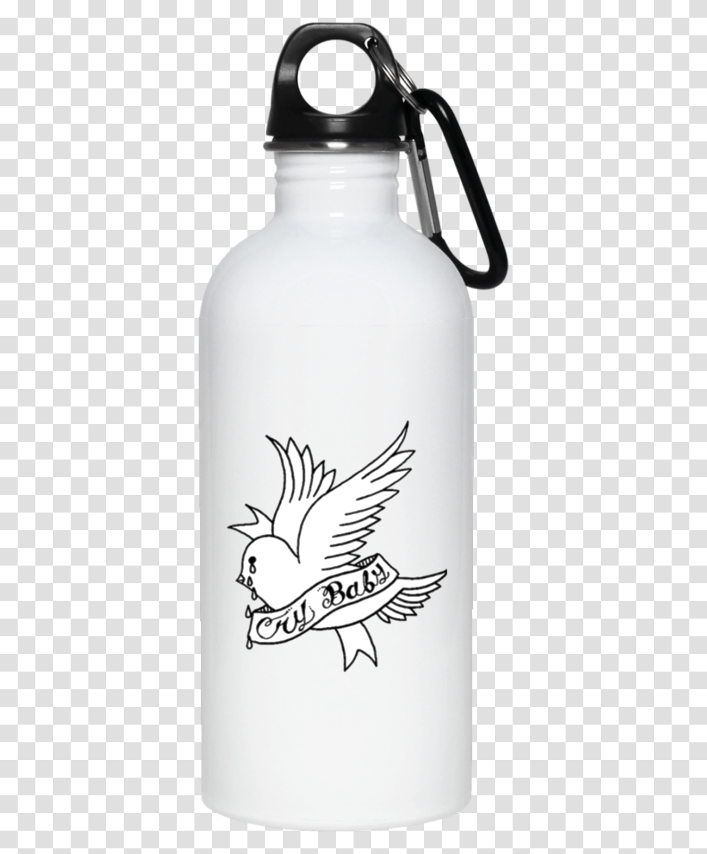 Lil Peep Crybaby 23663 20 Oz Stainless Steel Water Bottle Friends Tv Show Water Bottle, Bird, Animal, Beverage, Drink Transparent Png