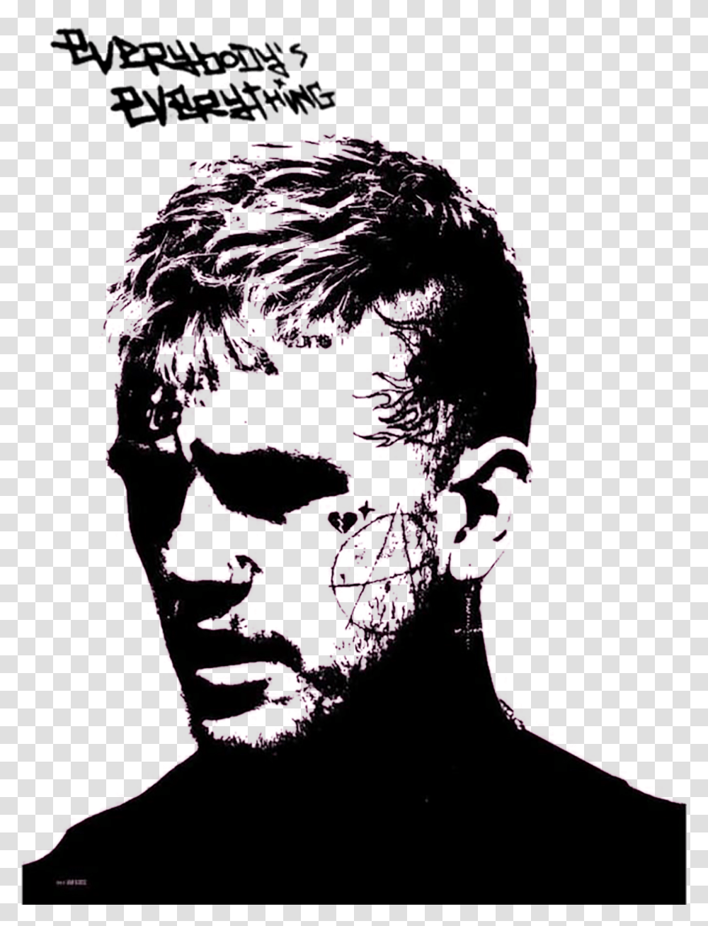 Lil Peep Everybody's Everything, Head, Crowd, Purple Transparent Png