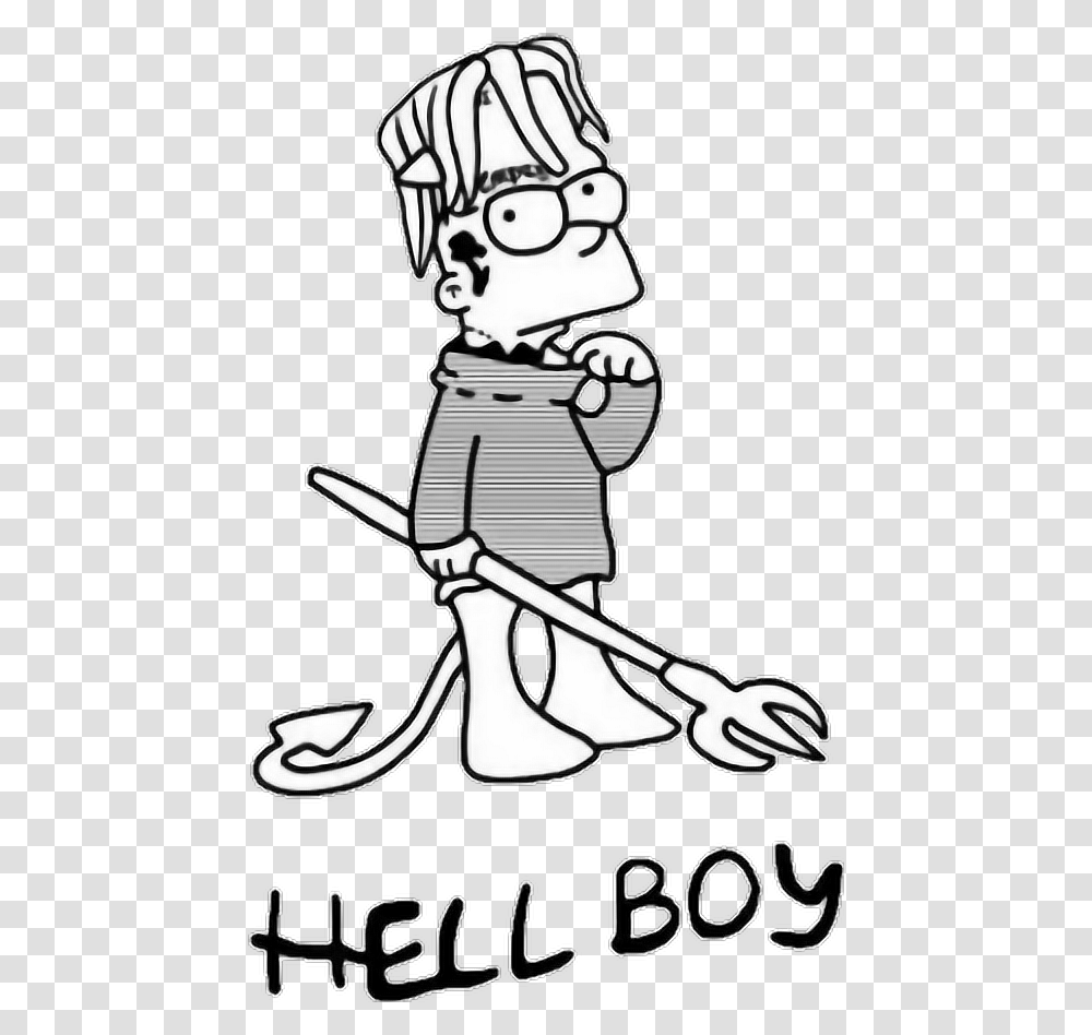Lil Peep Hellboy Bart, Cleaning, Poster, Advertisement Transparent Png