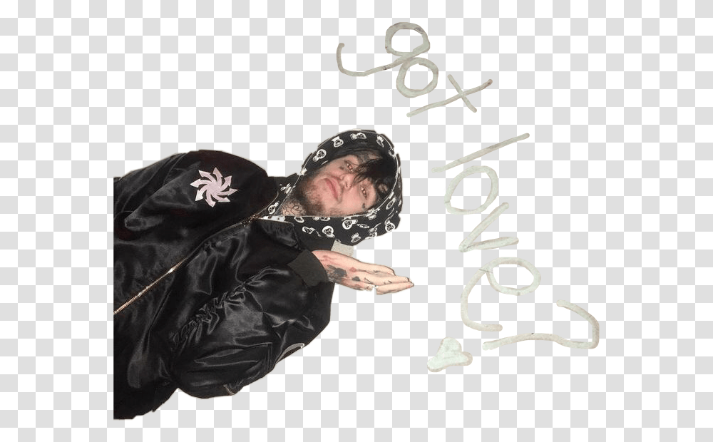 Lil Peep Lil Peep Goth Love, Text, Clothing, Person, Alphabet Transparent Png