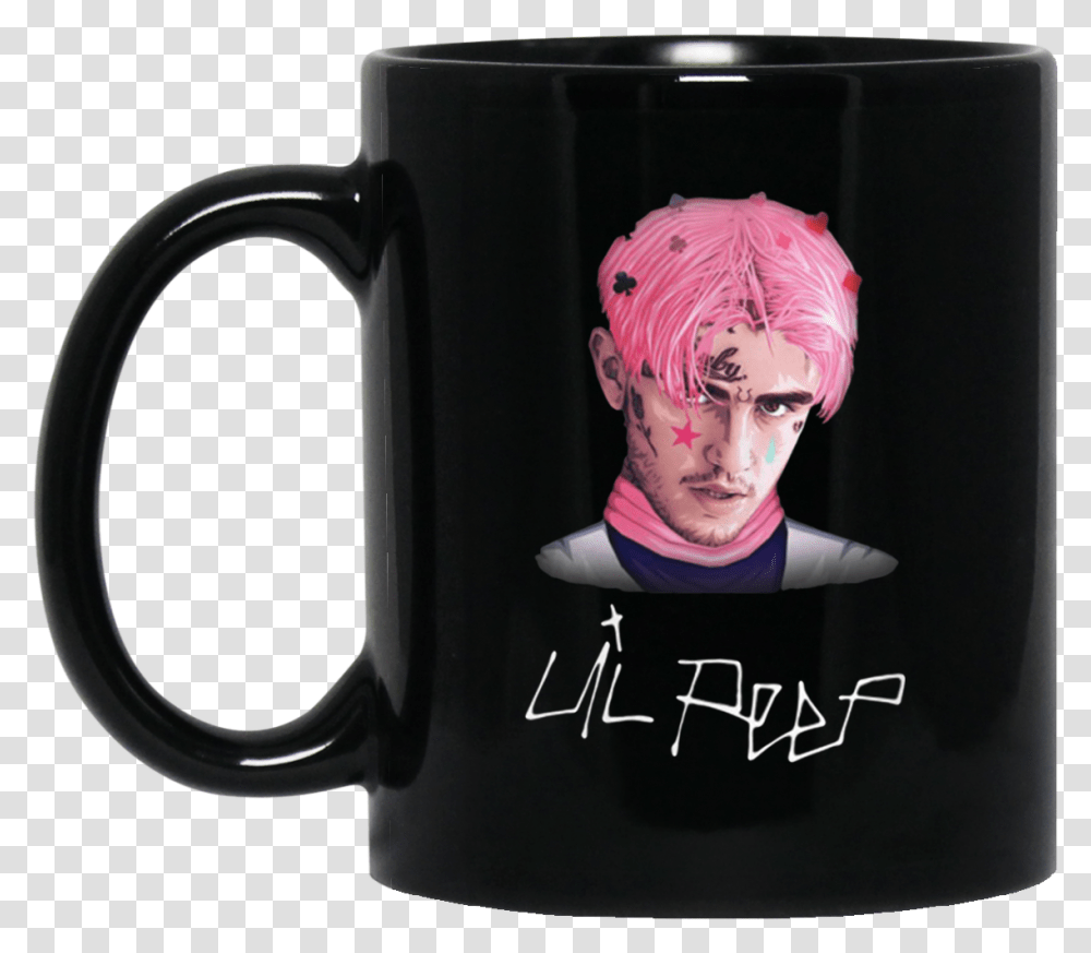 Lil Peep Mug Face Painting Lil Peep Face Shirt, Coffee Cup, Person, Human Transparent Png