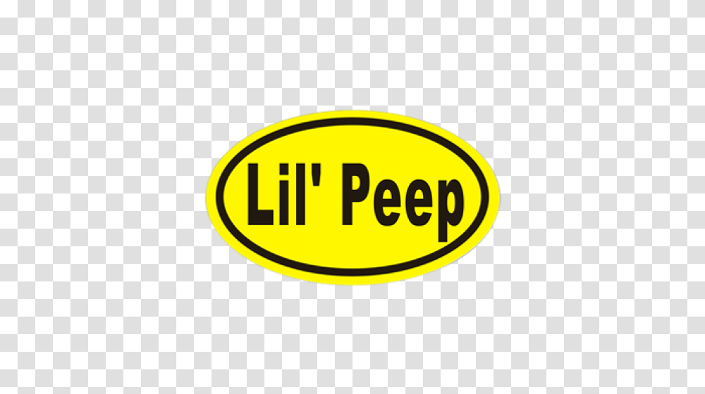 Lil Peep Oval Sticker, Label, Logo Transparent Png