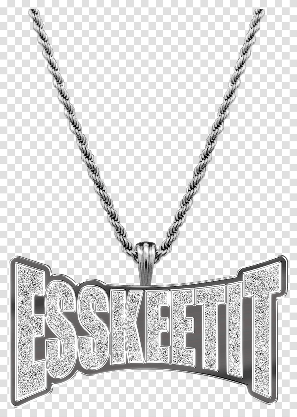 Lil Pump Esskeetit Chain, Pendant, Necklace, Jewelry, Accessories Transparent Png