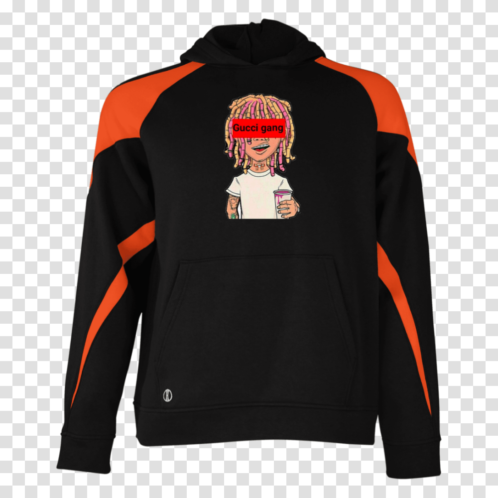 Lil Pump Gucci Gang Youth Colorblock Hoodie Tepi Store, Apparel, Sweatshirt, Sweater Transparent Png