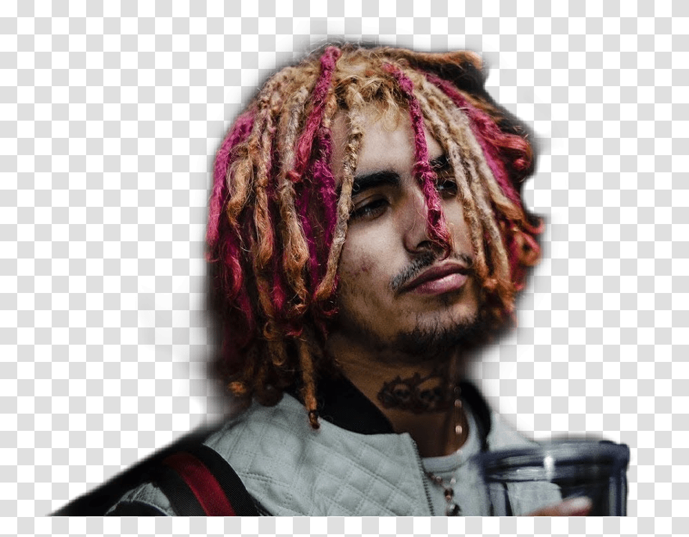 Lil Pump Lilpump Gucci Gang Guccigang Weed Blackandwhite Lil Pump In 2020, Skin, Person, Hair, Head Transparent Png