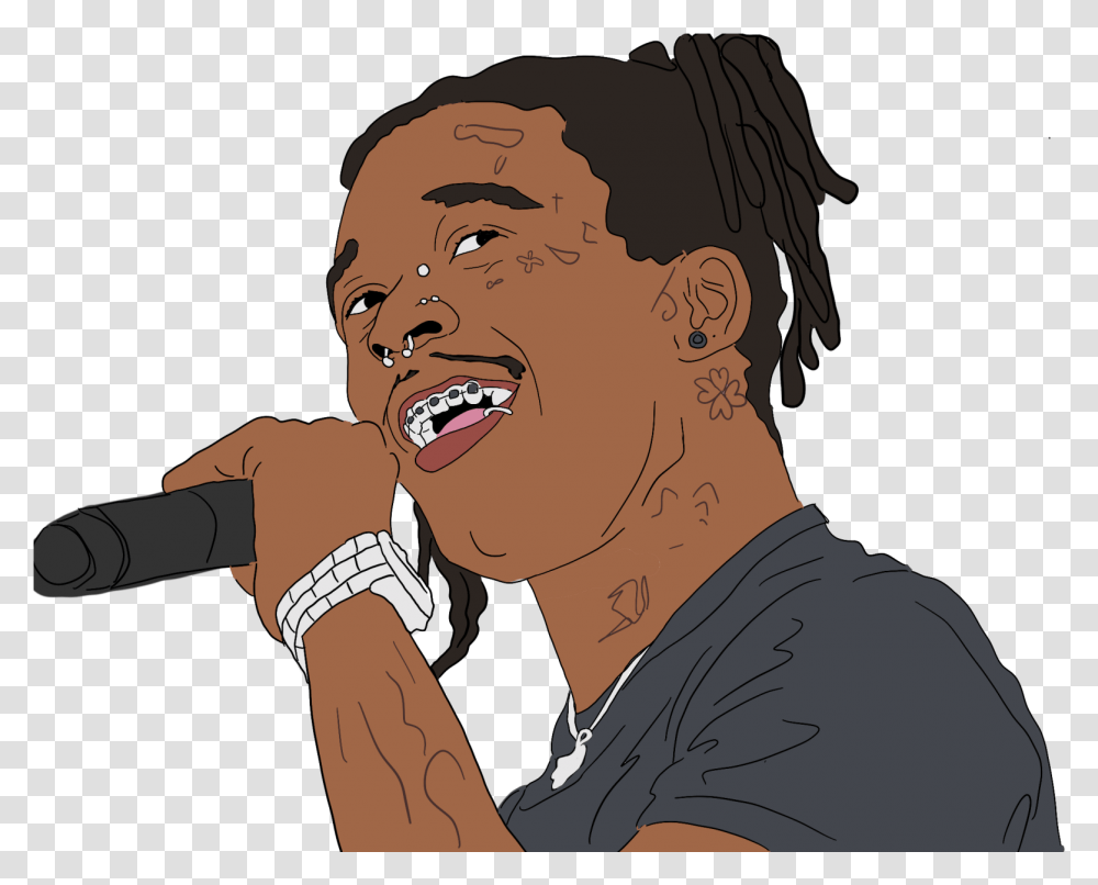 Lil Uzi Graphic Lil Yachty, Face, Person, Laughing, Smile Transparent Png