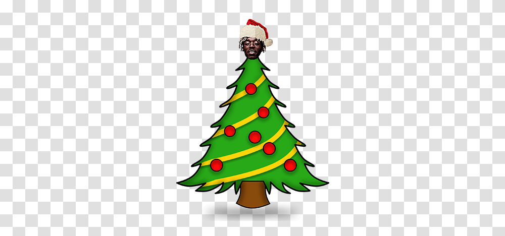 Lil Uzi Vert A Very Christmas Sticker Pack By Warner Christmas Day, Tree, Plant, Ornament, Christmas Tree Transparent Png