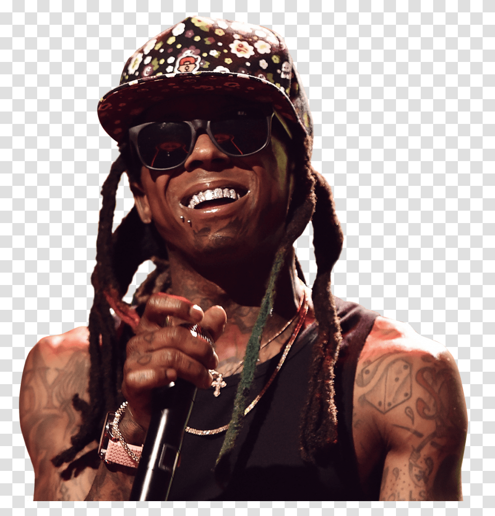 Lil Wayne Lil Wayne, Skin, Person, Human, Sunglasses Transparent Png