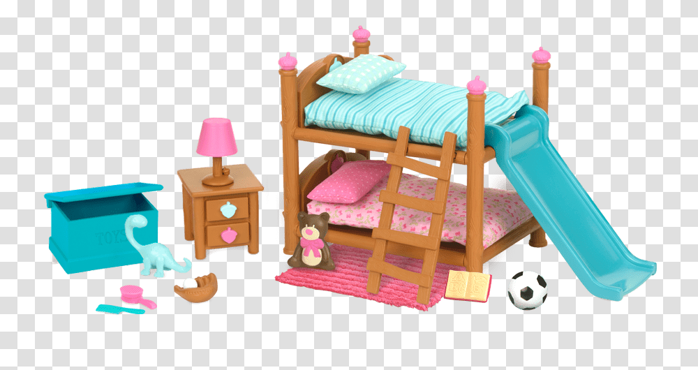 Lil Woodzeez, Furniture, Bed, Bunk Bed, Soccer Ball Transparent Png