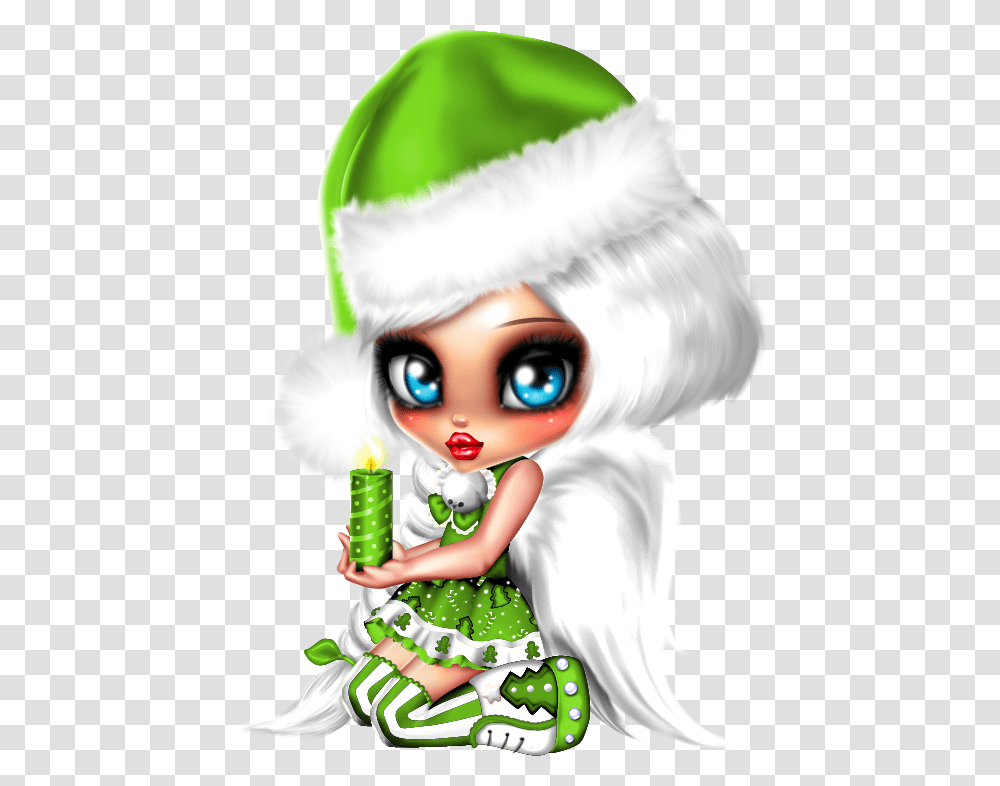 Lil Xmas Doll, Toy, Figurine, Elf, Person Transparent Png
