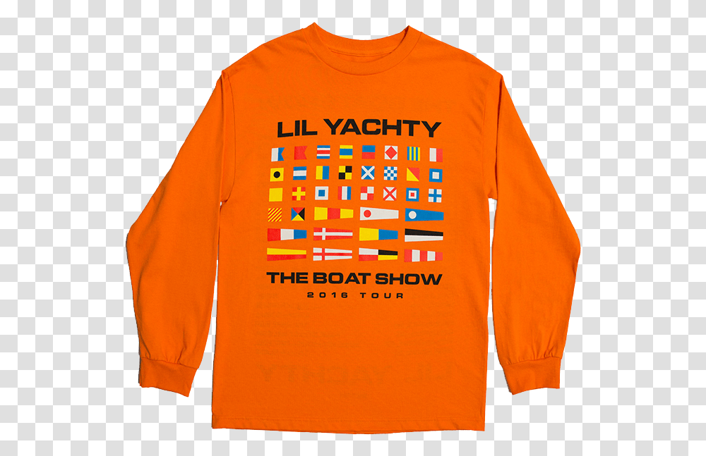 Lil Yachty Sailing Team Sweatshirt, Sleeve, Apparel, Long Sleeve Transparent Png