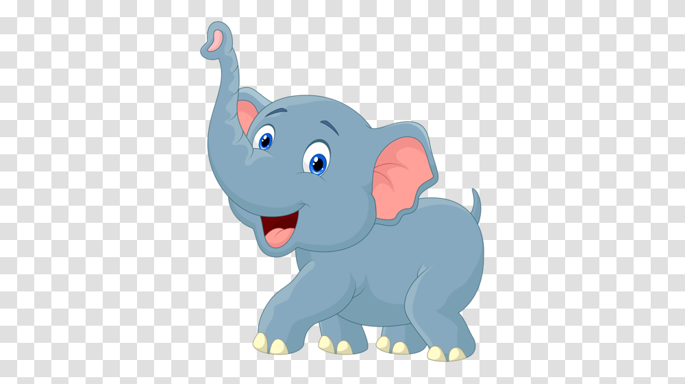 Lil Zoo Cartoon Elephant, Mammal, Animal, Wildlife, Snout Transparent Png