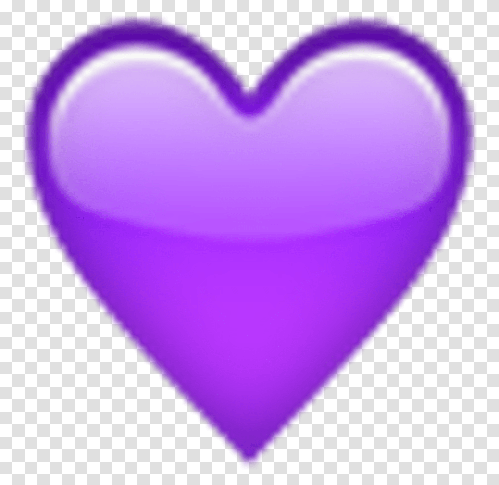 Lila Purple Emoji Apple Freetoedit Purple Heart Emoji, Balloon, Pillow, Cushion Transparent Png