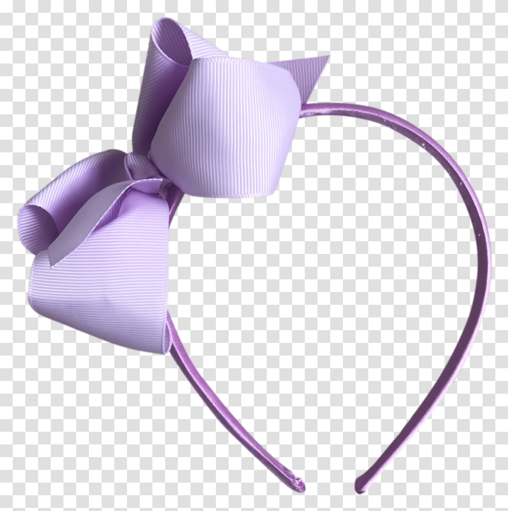 Lilac Bow Headband Headband Bows, Clothing, Apparel, Hat, Bandana Transparent Png