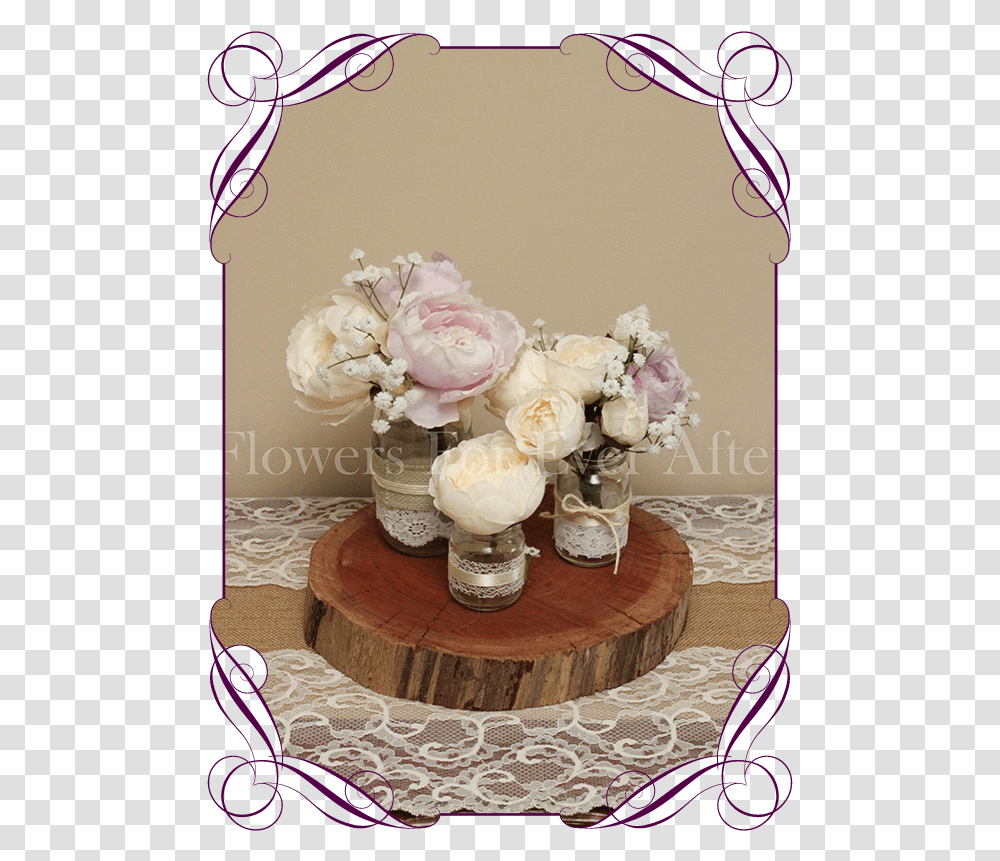 Lilac Mauve And Cream Peony And Baby's Breath Rustic Fake Wedding Bouquets Australia, Plant, Flower, Blossom, Flower Bouquet Transparent Png