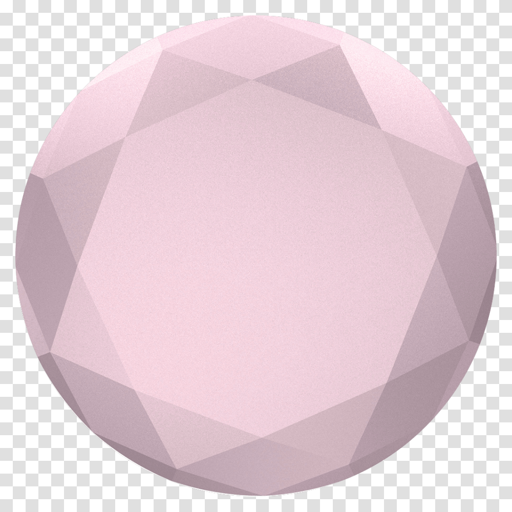 Lilac Metallic Diamond Popsocket, Sphere, Crystal, Tape, Mineral Transparent Png