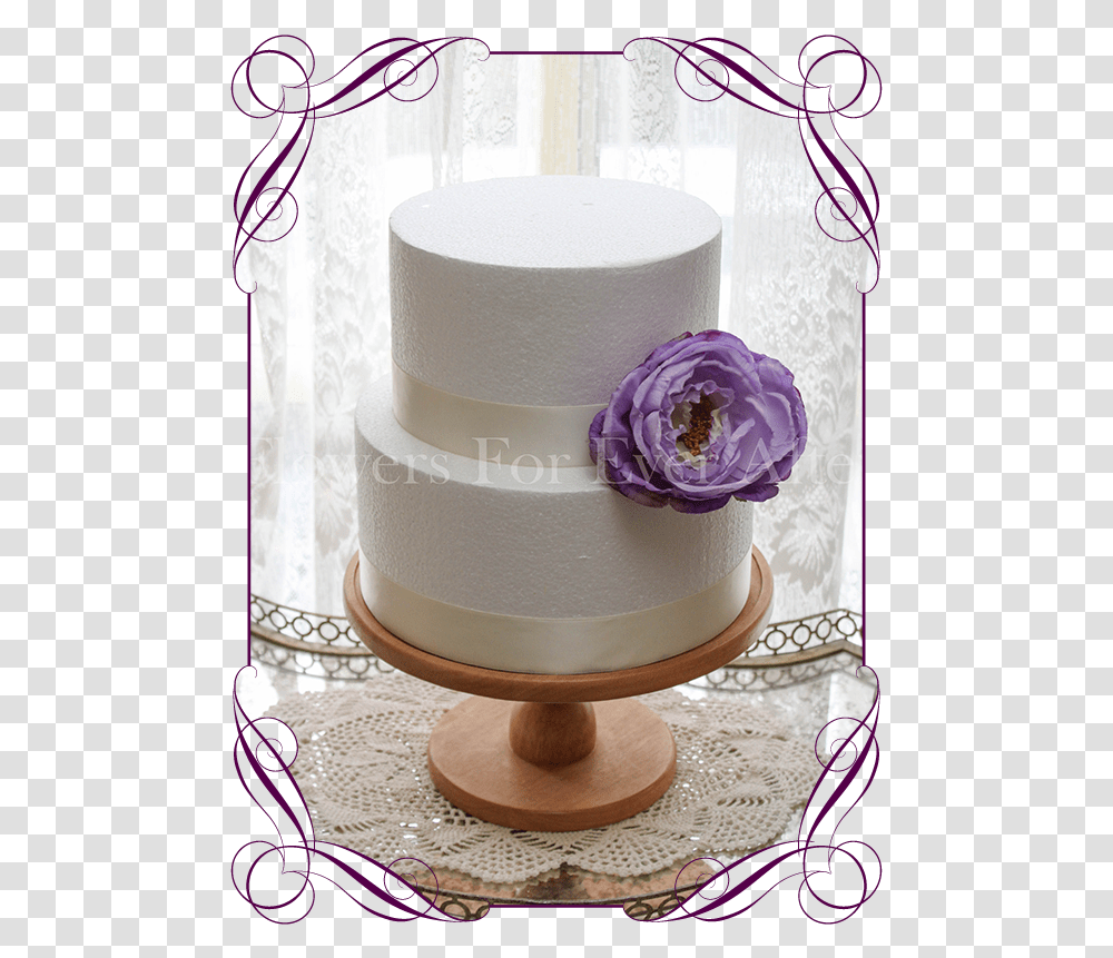 Lilac Peony Cake Decoration Gorgeous Artificial Bridal Wedding Cake Topper, Dessert, Food Transparent Png