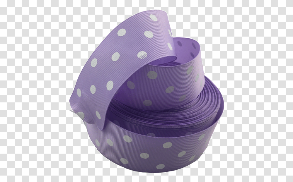 Lilac Polka Dot Grosgrain Ribbon 1 Polka Dot, Texture, Baseball Cap, Hat, Clothing Transparent Png