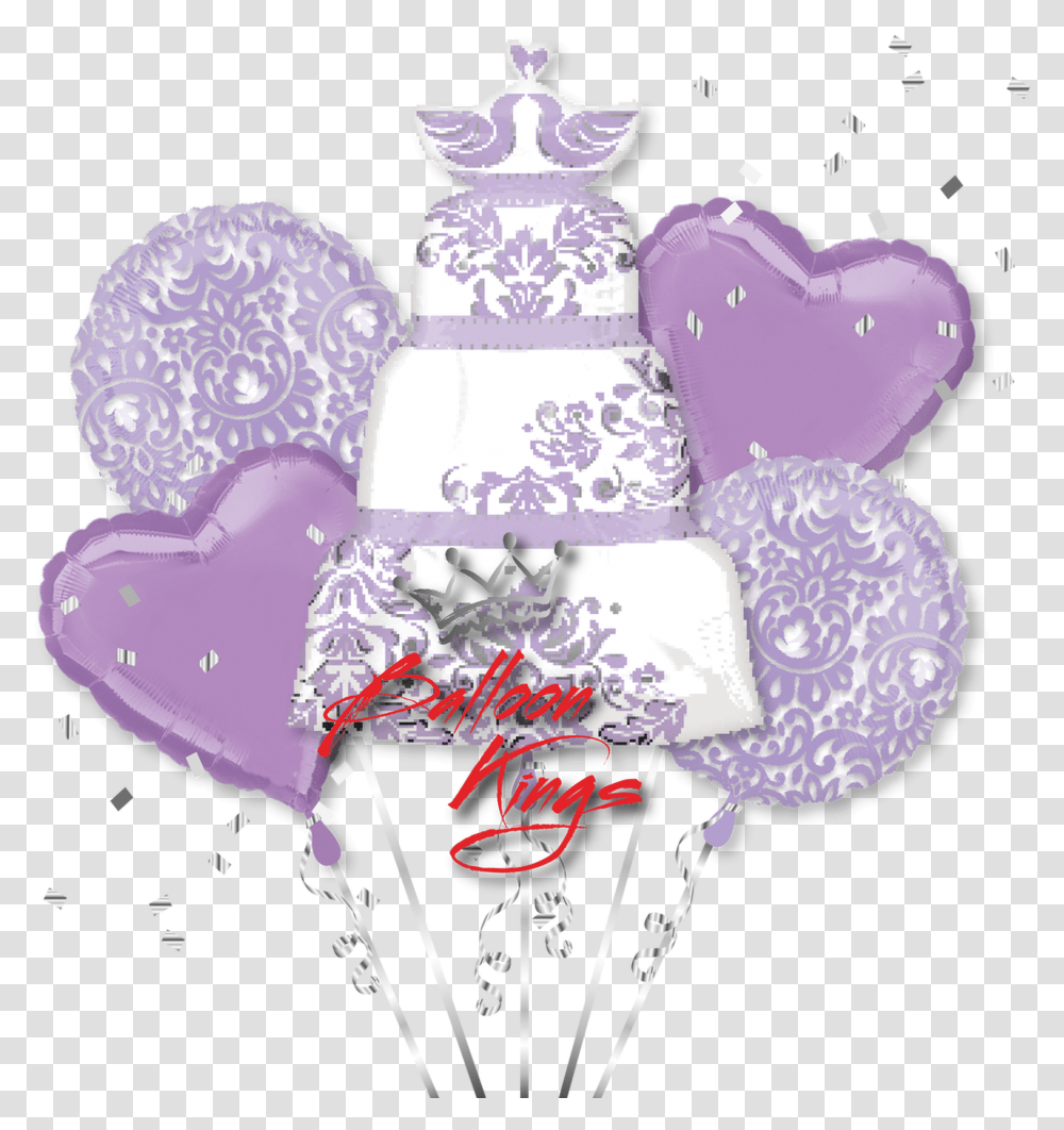 Lilac Wedding Bouquet, Wedding Cake, Food, Sweets, Jewelry Transparent Png