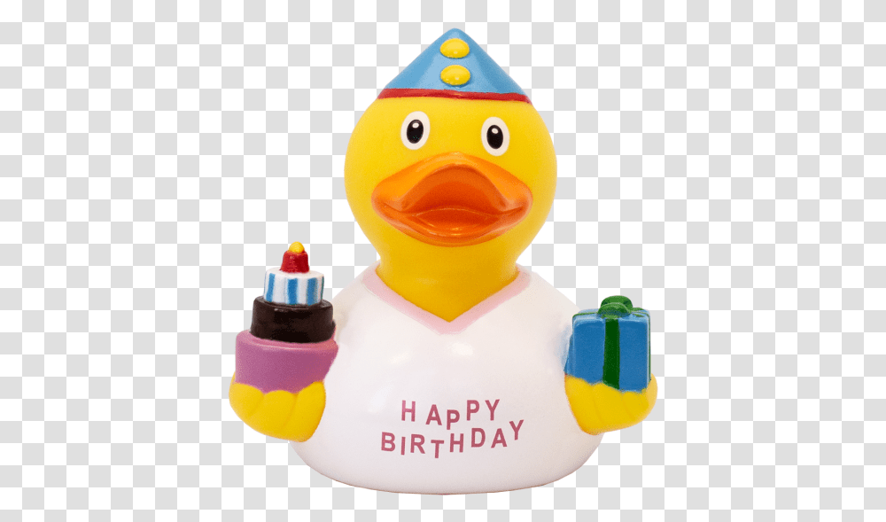 Lilalu Geburtstagsente Mdchen Frontansicht Happy Birthday Rubber Duck, Toy, Snowman, Winter, Outdoors Transparent Png