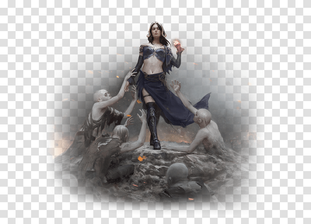 Liliana Vess By Wotc Magic The Gathering Wallpaper 4k, Painting, Person, Advertisement Transparent Png