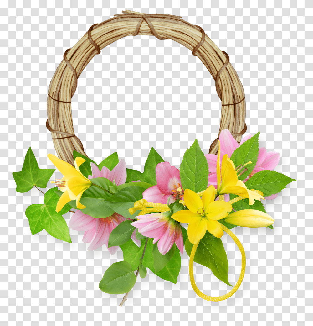 Lilium, Flower, Wreath, Plant, Blossom Transparent Png