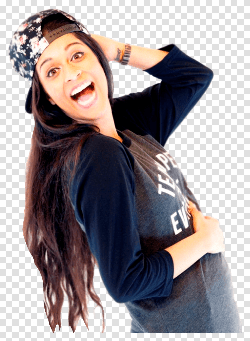 Lilly Singh Iisuperwomanii Sideview, Sleeve, Face, Person Transparent Png
