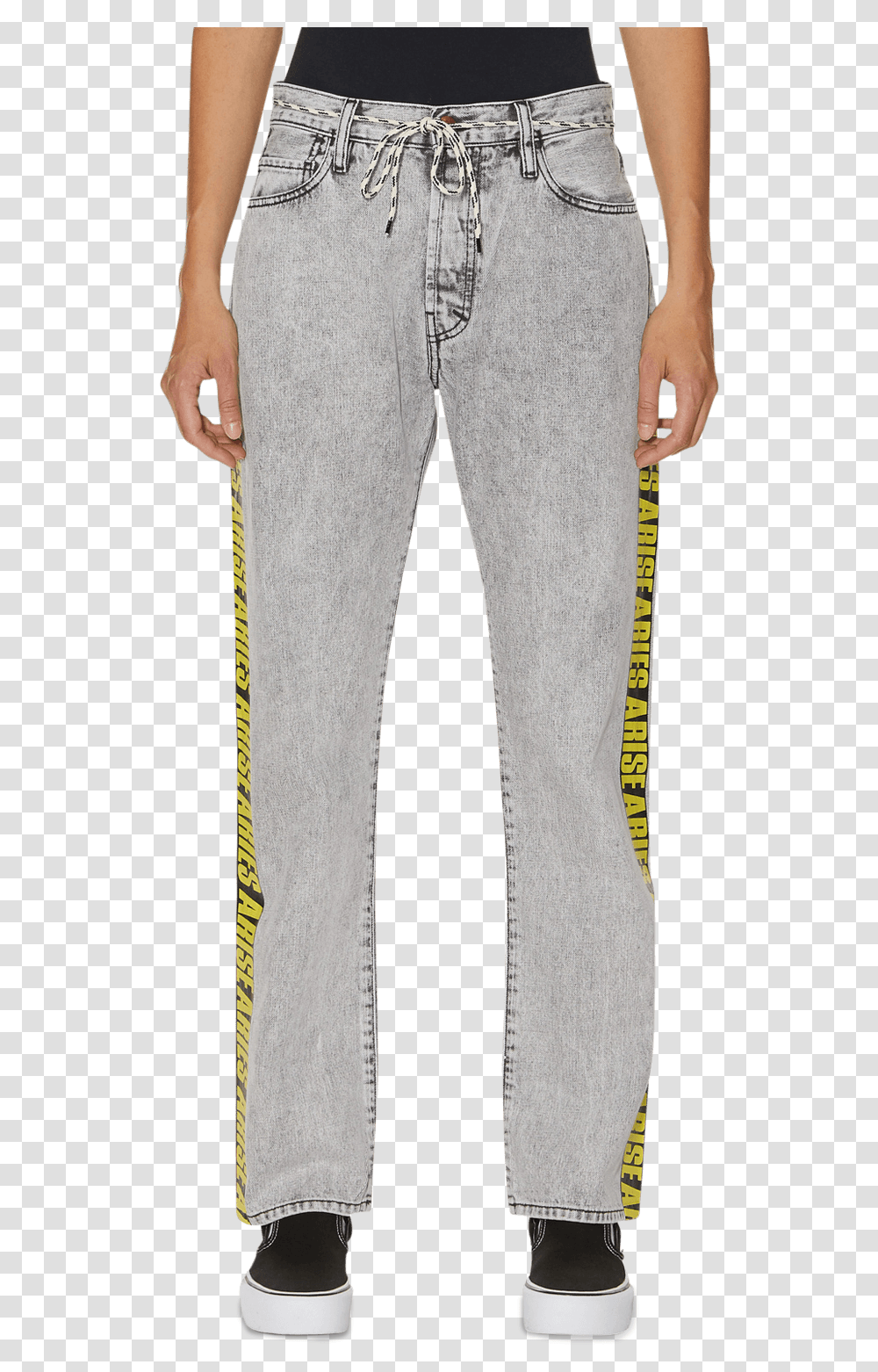 Lilly Yellow Tape Jeans Pocket, Pants, Clothing, Apparel, Denim Transparent Png