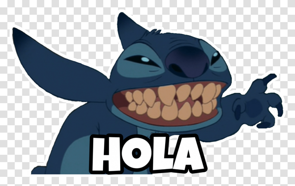 Lilo And Stitch Hi, Teeth, Mouth, Animal, Mammal Transparent Png