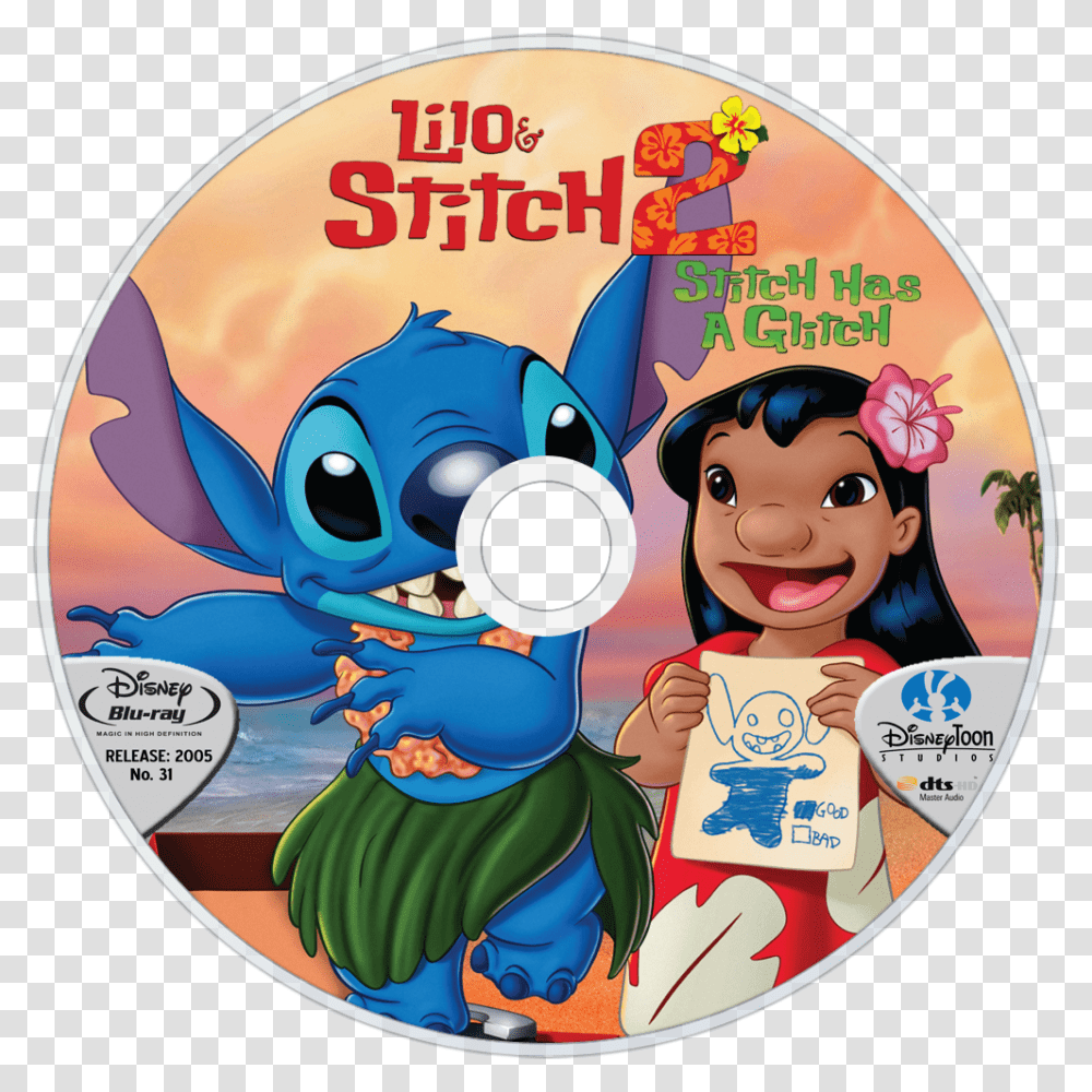 Lilo E Stitch, Disk, Dvd, Person, Human Transparent Png