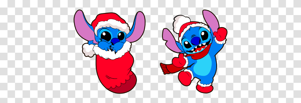 Lilo & Stitch Christmas Cursor - Custom Christmas Lilo And Stitch Clipart, Graphics, Animal, Mammal Transparent Png