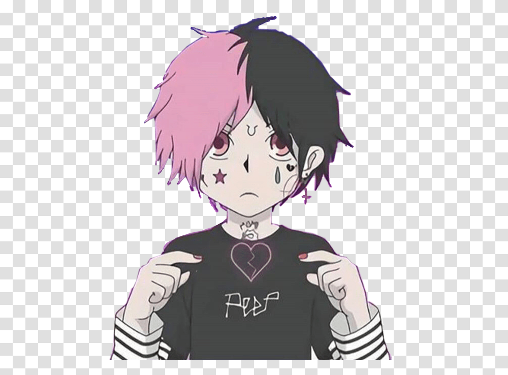 Lilpeepdraw Instagram Posts Lil Peep Never Say Die Themed Lil Peep Cartoon Easy, Book, Person, Human, Comics Transparent Png