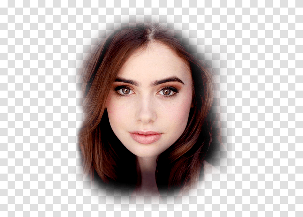 Lily Collins, Face, Person, Human, Female Transparent Png