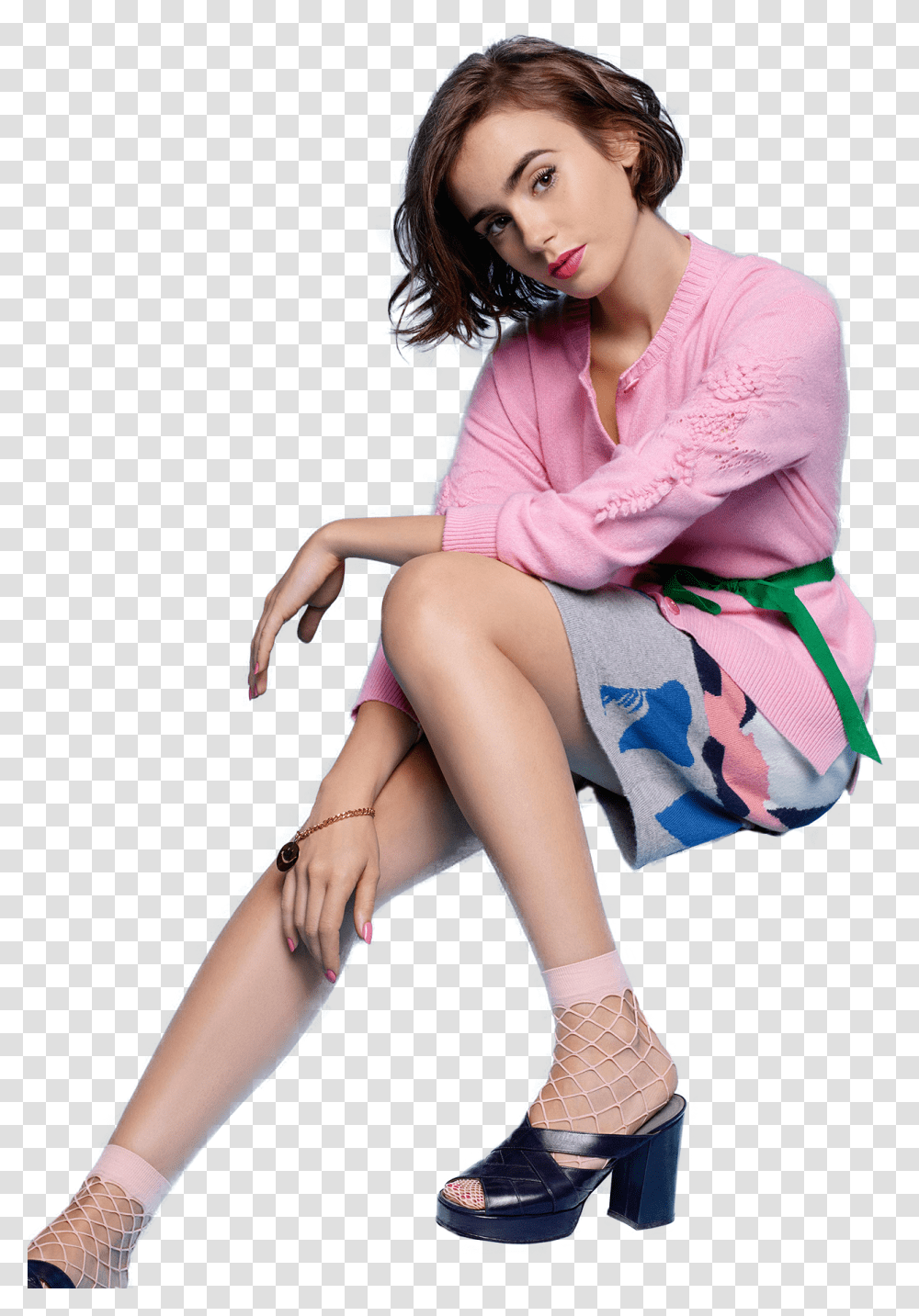 Lily Collins Television Clip Art Lily Collins, Shoe, Footwear, Sleeve Transparent Png