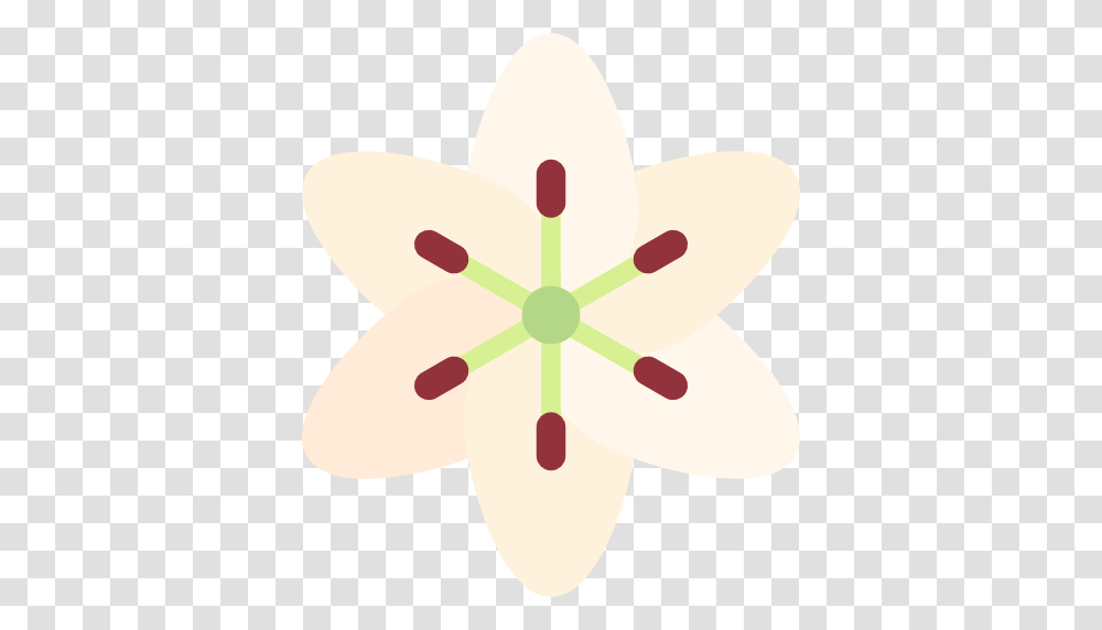 Lily Flower Plant Icon, Pollen, Anther, Outdoors, Nature Transparent Png