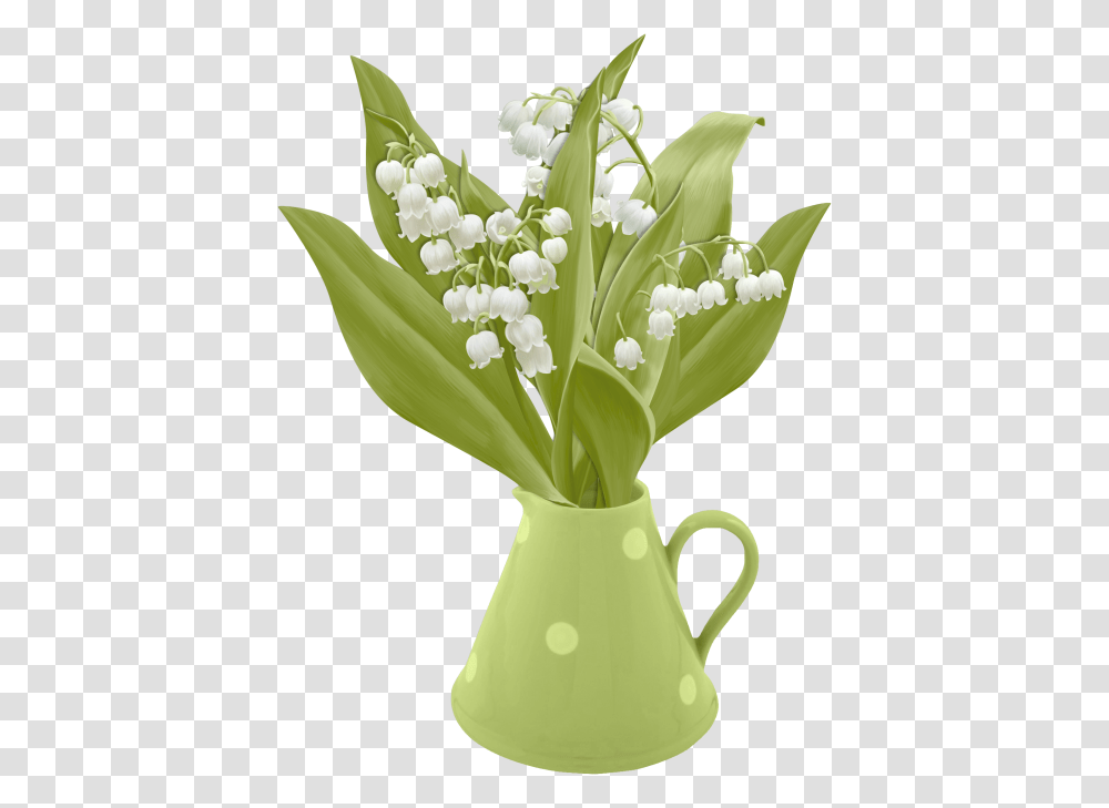 Lily Of The Valley Lily Of The Valley, Plant, Flower, Amaryllidaceae, Pottery Transparent Png