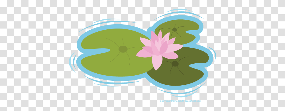 Lily Pad Clipart Cartoon, Plant, Flower, Fruit Transparent Png
