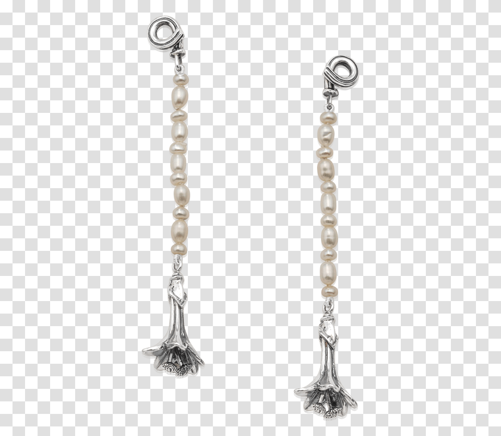 Lily Pearl Dangle Earrings Chain, Accessories, Accessory, Bead, Jewelry Transparent Png
