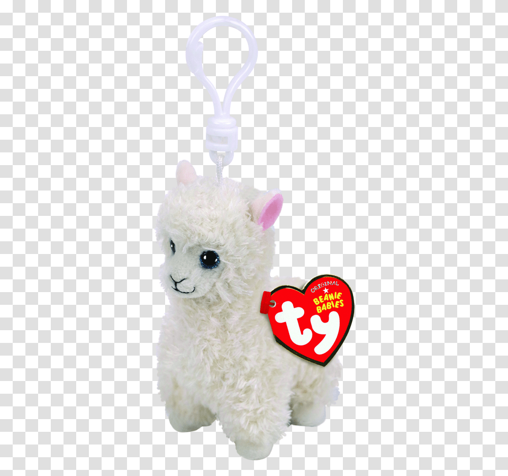 Lily The Cream Llama Clip Beanie BabiesTitle Lily Ty Llama Stuffed Animal, Toy, Plush, Snowman, Outdoors Transparent Png