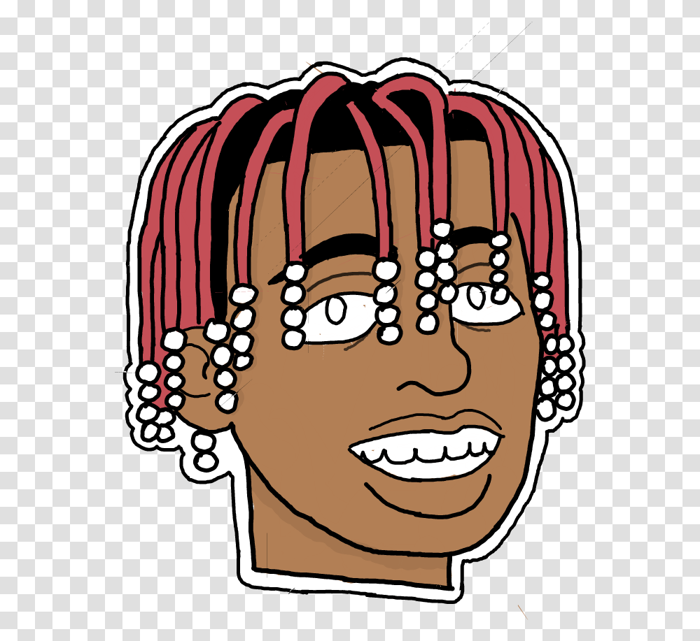 Lilyachty Sticker Hair Design, Face, Head, Smile Transparent Png