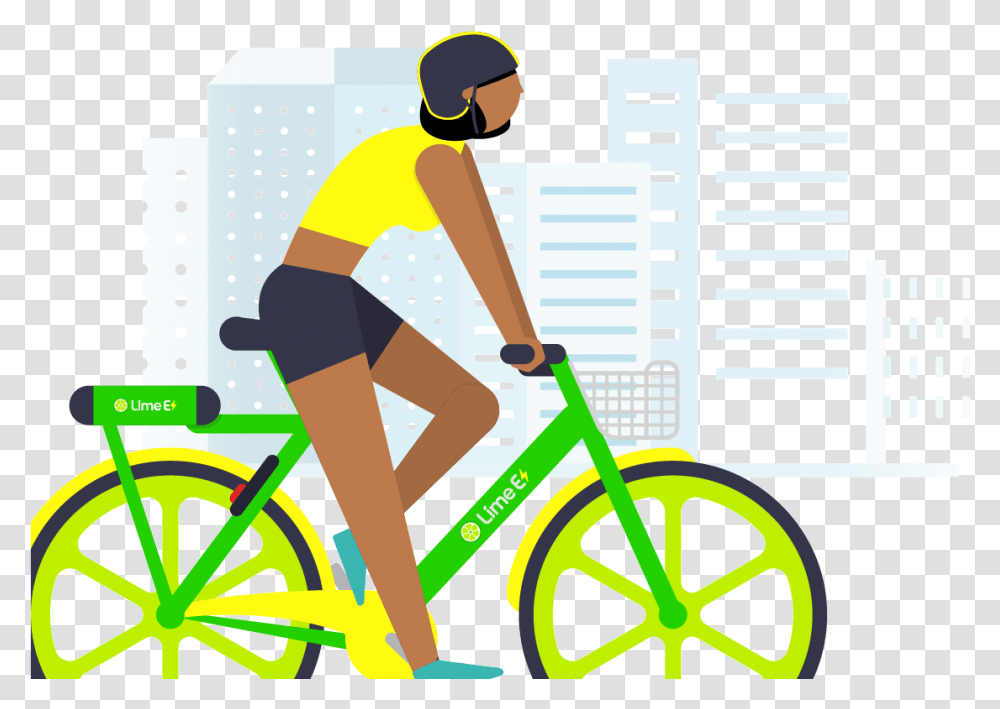 Lime B Bike Icon, Vehicle, Transportation, Wheel, Machine Transparent Png