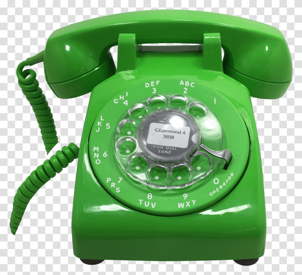 Lime Green S Green Rotary Phone, Electronics, Dial Telephone, Wristwatch Transparent Png