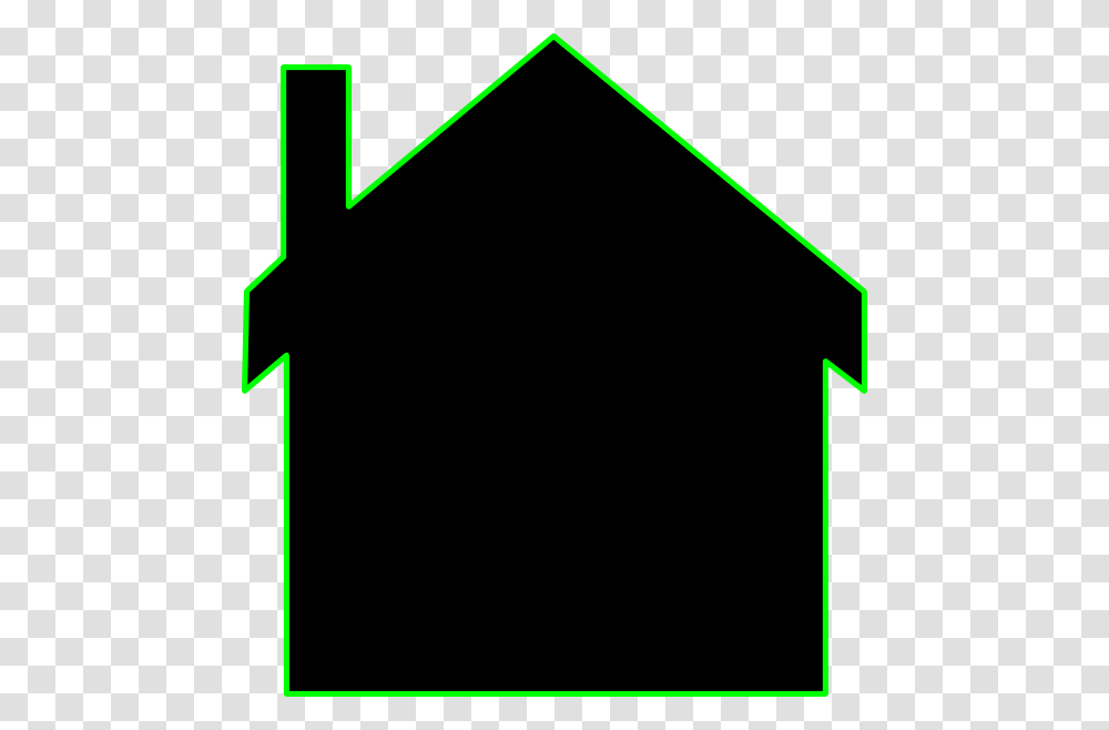 Lime House Outline Clip Art, Triangle, Sign Transparent Png