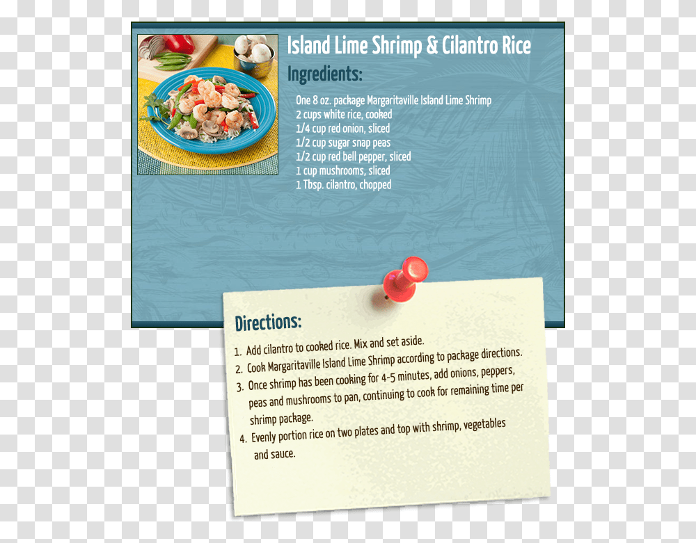 Lime Shrimp Amp Cilantro Rice Dish, Flyer, Poster, Paper, Advertisement Transparent Png