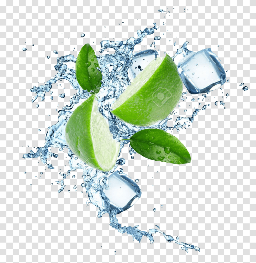 Lime Splash Photos Mart Lemon In Water Splash, Citrus Fruit, Plant, Food, Beverage Transparent Png