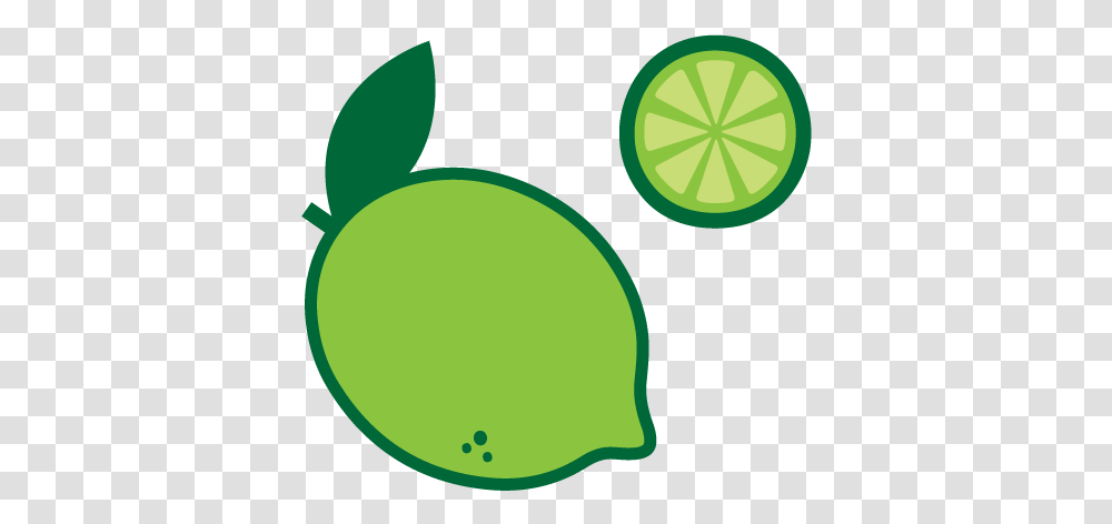 Limes - Circle, Tennis Ball, Green, Plant, Food Transparent Png