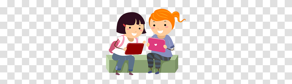 Limit Internet Time For Your Kids Pumpic, Reading, Girl, Female, Video Gaming Transparent Png