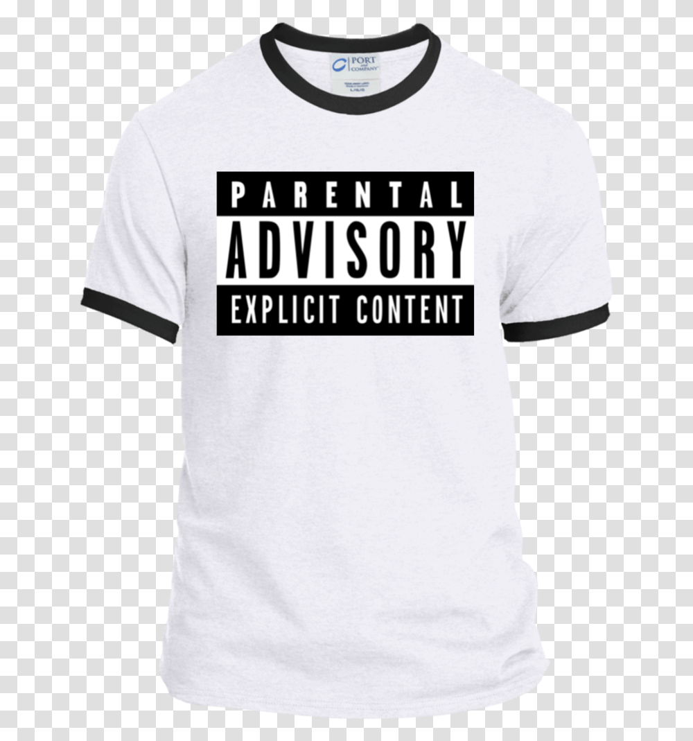 Limited Edition Black White Parental Advisory Parental Advisory, Apparel, T-Shirt, Sleeve Transparent Png