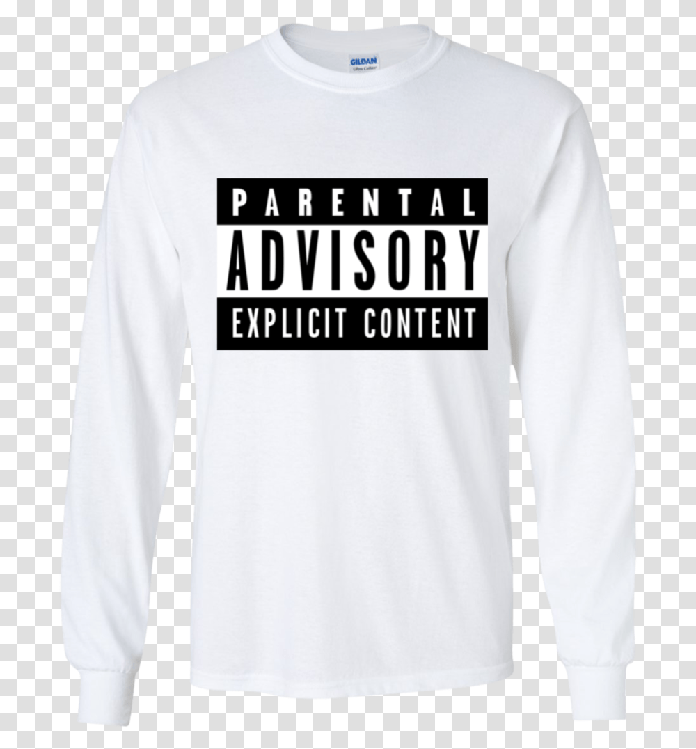 Limited Edition Black White Quotparental Advisory Parental Advisory, Sleeve, Apparel, Long Sleeve Transparent Png